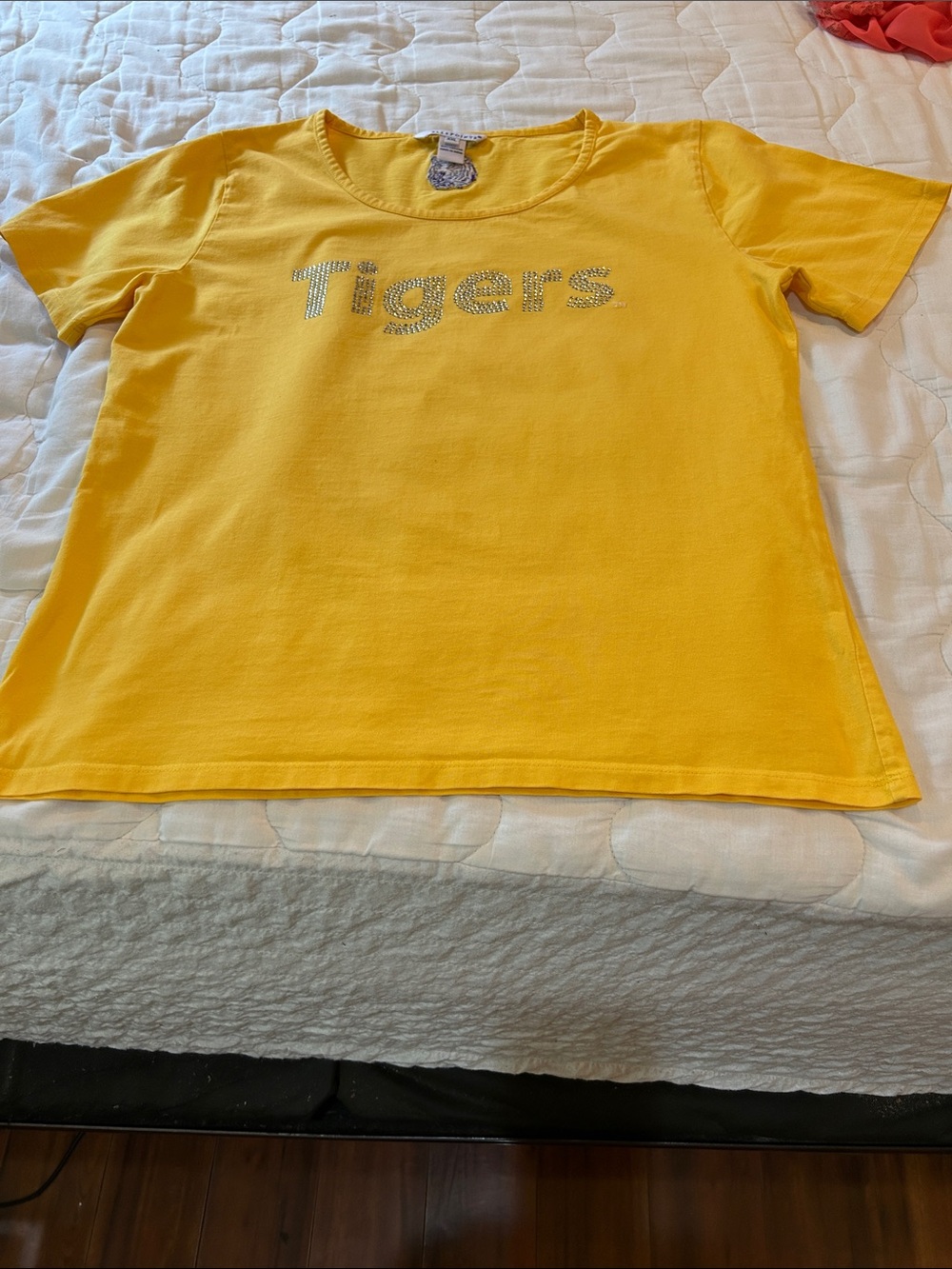 Kids Yellow 'Tigers' Short-Sleeve Tee